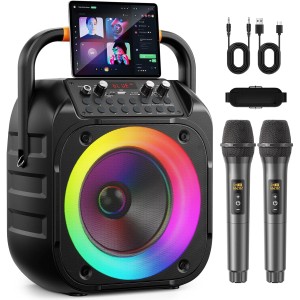 PPMIC Portable LED Karaoke Speaker
